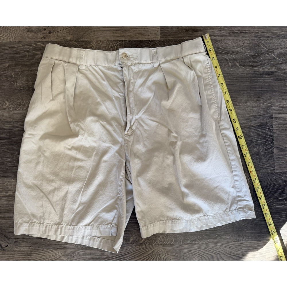 Ralph Lauren Mens Size 36 Tyler Light Khaki Cotton Classic Polo Chino Shorts RL